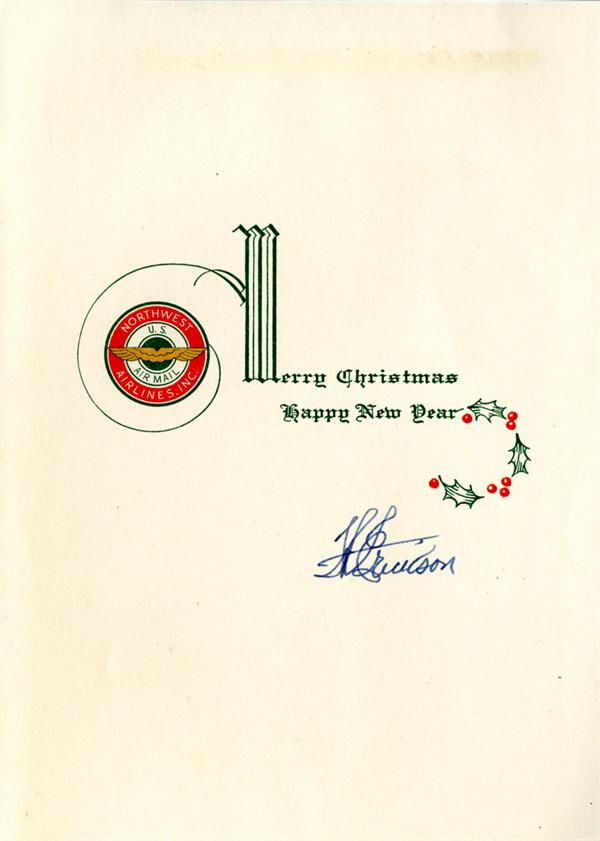 NWA 1941 Card NWA 1941 Card