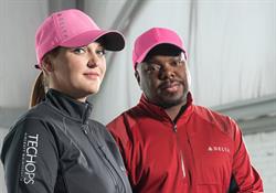 Delta Below Wing pink baseball caps, 2018